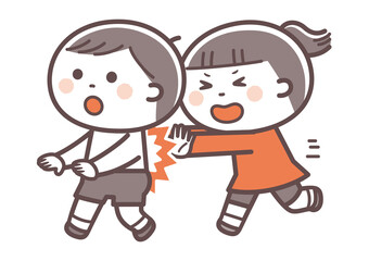 Evacuation drills / What you should not do / Hit or push a person from behind / Two colors