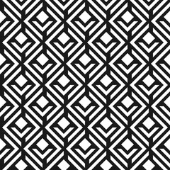 Seamless abstract geometric pattern with elements of corners and rhombuses