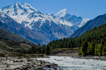 View of Chitkul, Himachal Pradesh 