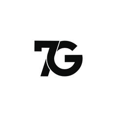 7g letter original monogram logo design