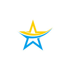 vector of star fast arrow geometric design fit for online fast sale product symbol