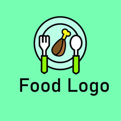 Fototapeta premium food logo