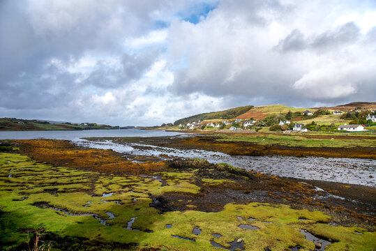 Landschaftsbild an einer Bucht auf Schottland