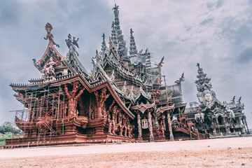 Obraz premium Sanctuary of Truth, Pattaya, Thailand