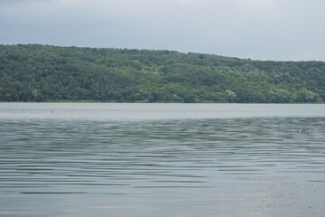 fishing on the river reservoir Oskol Ukraine