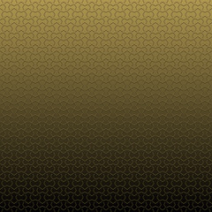 Gold pattern illustration, bas-relief effect with repeated geometric shapes covering the background. Design for motifs, web, wallpaper, digital graphics and artistic decorations.