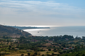 Fototapeta premium Panorama of the island of Kefalonia in Greece