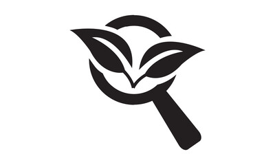 Organic search icon. vector graphics 