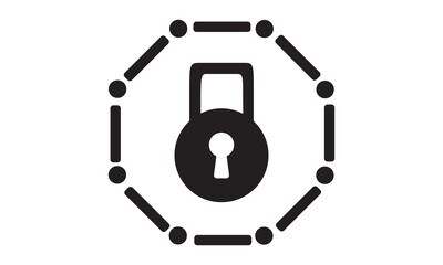Security network icon. vector graphics