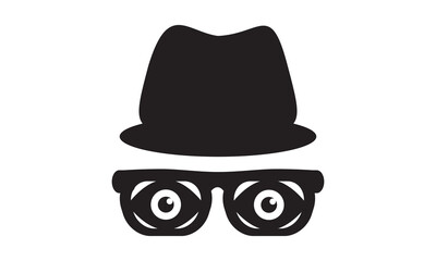 Cyber hacker icon. vector graphics 