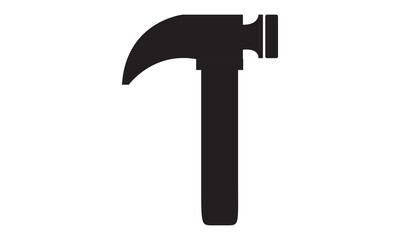 Construction hammer icon. vector graphics