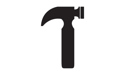 Construction hammer icon. vector graphics