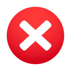 True and false symbols accept rejected for evaluation. Vector Simple and modern style.