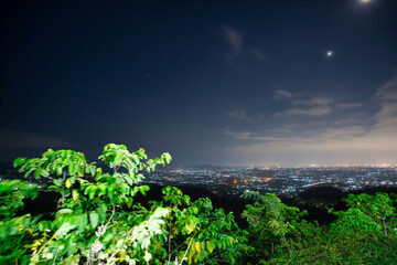 Fototapeta premium night view of the city