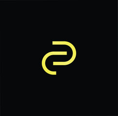 Minimal elegant monogram art logo. Outstanding professional trendy awesome artistic Z ZC CZ initial based Alphabet icon logo. Premium Business logo gold color on black background