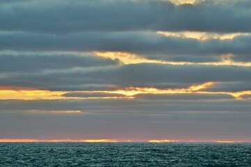 Sonnenaufgang überm Südatlantik
