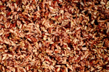 brown rice background