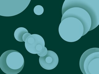 Abstract background with circles Illustrated wallpaper for laptop, PC and tablets