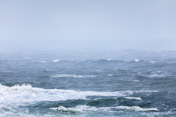 Stormy west coast seascape