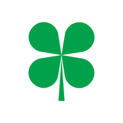 Green Clover Leaf icon Template Design