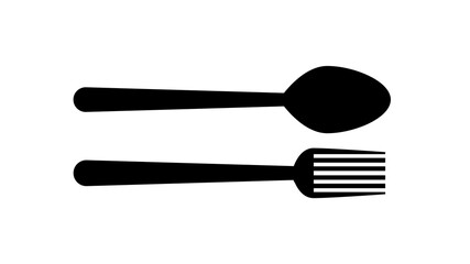llustration Element, Spoon and Fork Concept