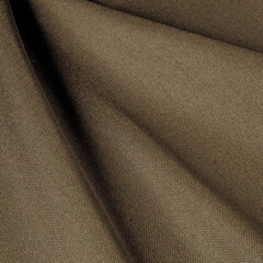 Solid brown fabric. Fabric with natural texture, Cloth backdrop.