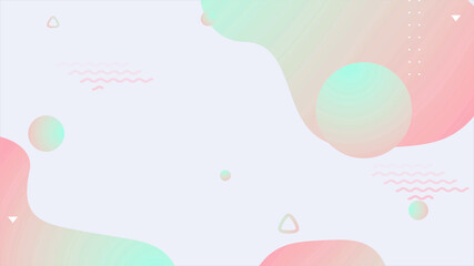 Colorful geometric background, Covers with minimal design, Fluid shapes composition. 