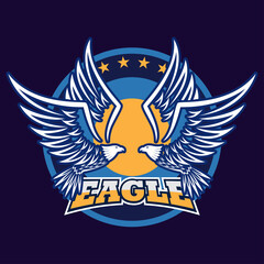 eagle logo for your business company. vector illustration