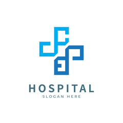 Health logo with initial letter CB, BC, C B logo designs concept. Medical health-care logo designs template.