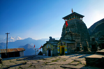 Beautiful scenic landscape of chopta / Tungnath, uttarakhand, india.