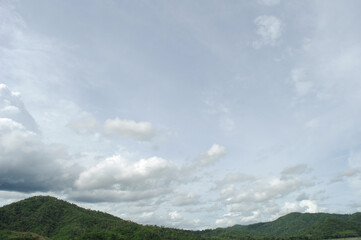 Obraz premium clouds in the mountains