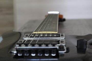Fototapeta na wymiar electric guitar close up
