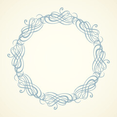 Vignette. Vector drawing