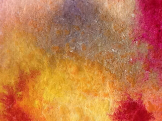 Watercolor abstract bright colorful textural background handmade . Painting of underwater world of coral reef. Modern sea scape