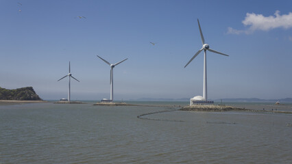 바람을 이용한 전기 생산산업