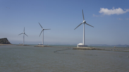 맑은날 풍력발전기