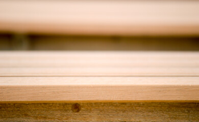 close up of a wooden table