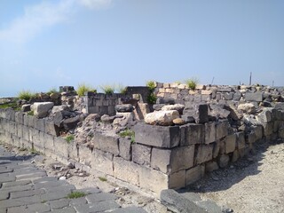 The ruins of the ancient city of Susita in Israel.
