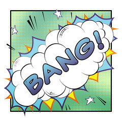 Comic Book Style Bang Sound Effect