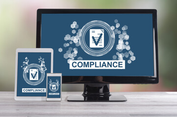 Compliance concept on different devices