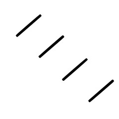 set of black silhouettes of matches