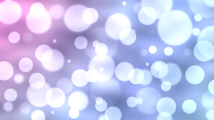 Abstract bokeh lights with soft focus light background