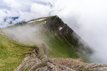 foggy mountain