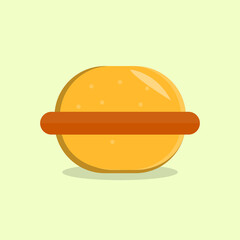 burger vector ilustration, flat design
