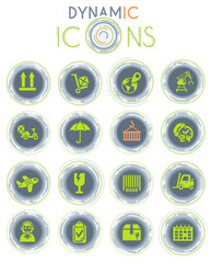 logistic dynamic icons