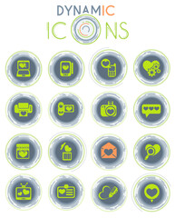Love messages dynamic icons