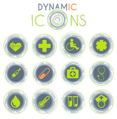 Medical dynamic icons