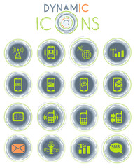 mobile connection dynamic icons