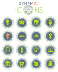 monuments dynamic icons