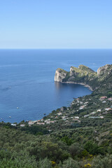Fototapeta na wymiar Sea views on the Amalfi coast